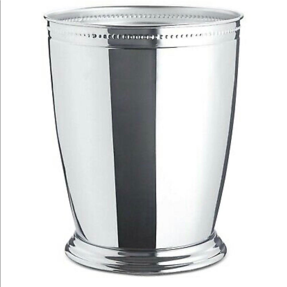 Jla Home Serene Embossed Rim Wastebasket Crackle